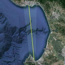 Trans Monterey Bay Swim Route